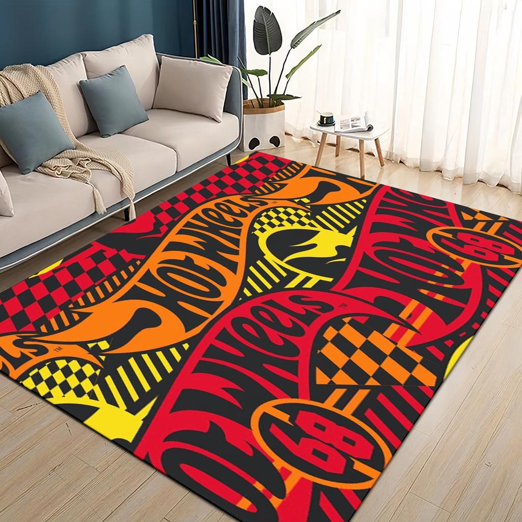 Hot Wheels 27 Style New Racing Car Cartoon Carpet Rug for Living Room Bedroom Home Sofa Decoration,Kids Play Non-slip Floor Mat