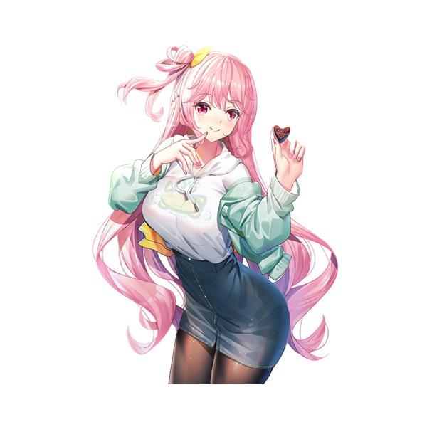 Tri Koshki KCS197 Loli Anime Girl Emily Stock Ririko Car Sticker PVC Colorful Decals Sticker on Car  Bumper