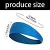 Multipurpose Sports Headwear Stretchy Sweat Resistant Design Hair Band Quick Dry Yoga Gym Running Cycling Essential