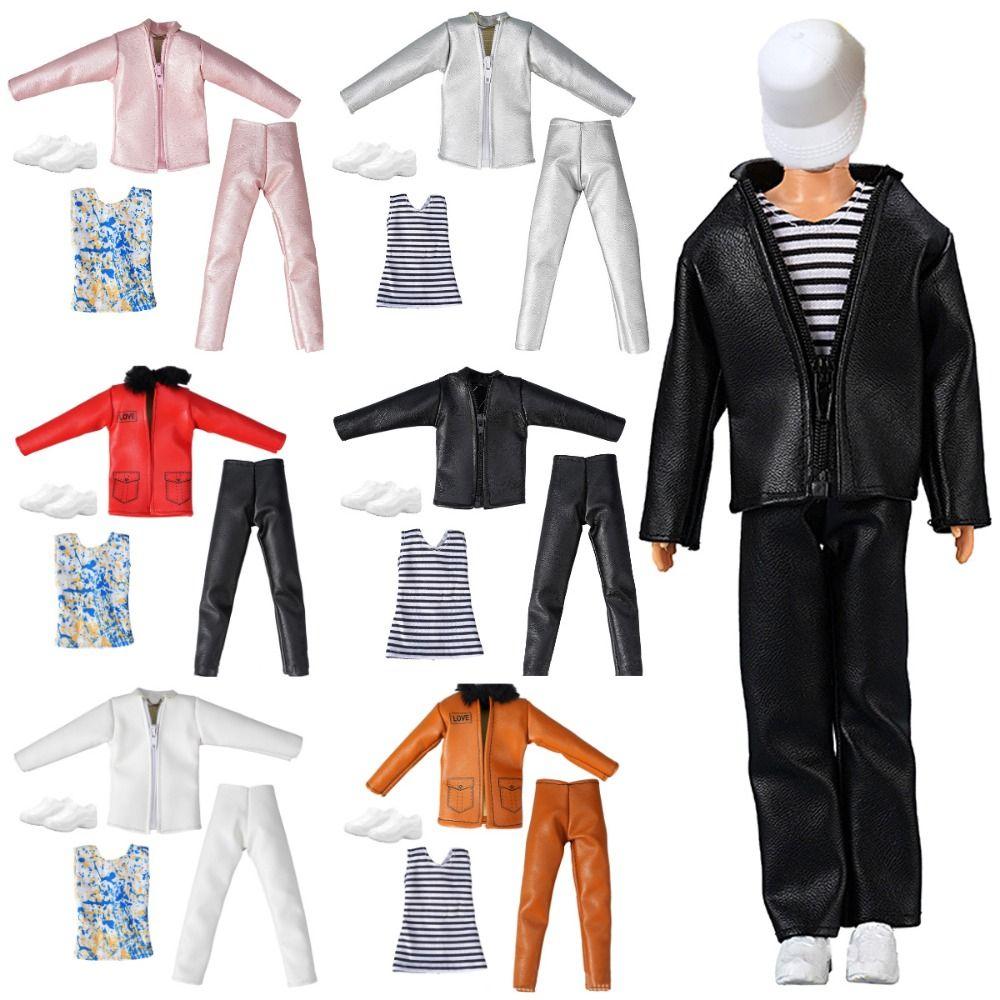 Multicolor Doll Clothes 1/6 30cm/11" Doll Sport Suit High Quality Mini Male Jackets Pants Toys