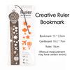 Hollow Bookmark Ruler Creative Beautiful Resistant Painting Drawing Ruler for Students To Learn School Campus Office Stationery