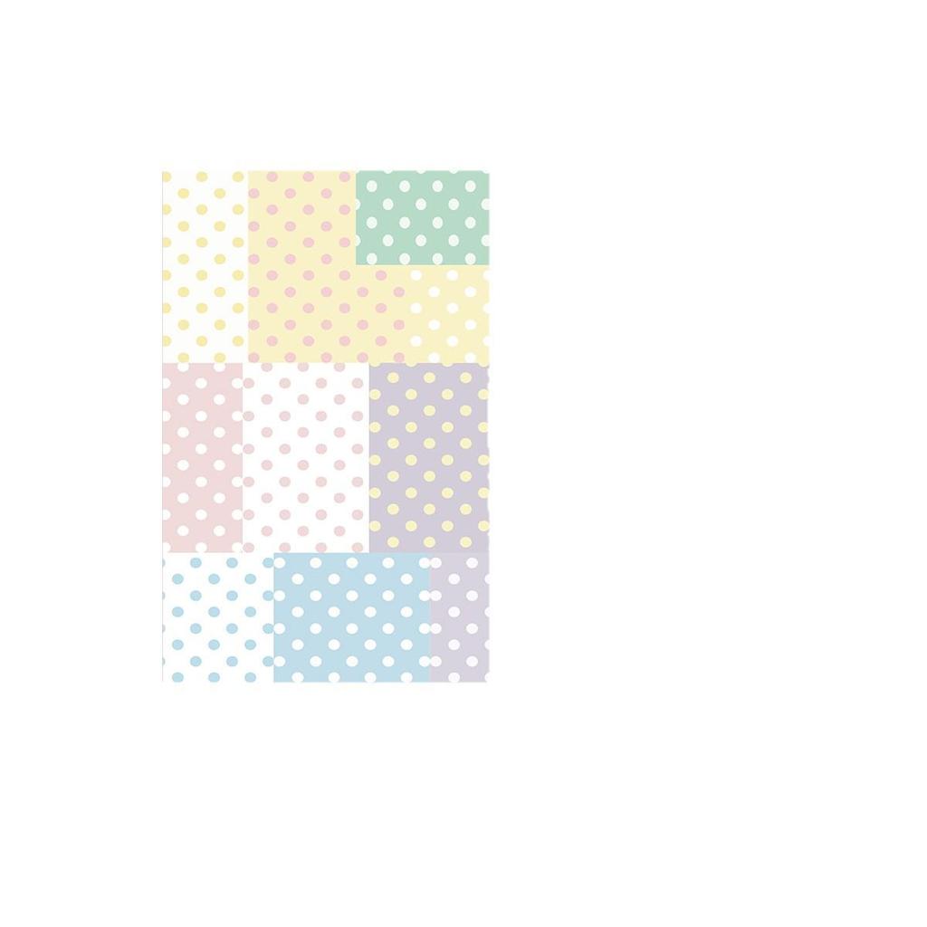 Super Thick Dot Pattern Sticky Notes for Journals - Non-Adhesive Collage Paper, M5 Inner Pages, Book Planner