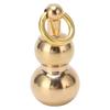 Multifunctional Brass Mini Knife Gourd Shaped Small Knife Keychain Pendant for Package Opening Traveling