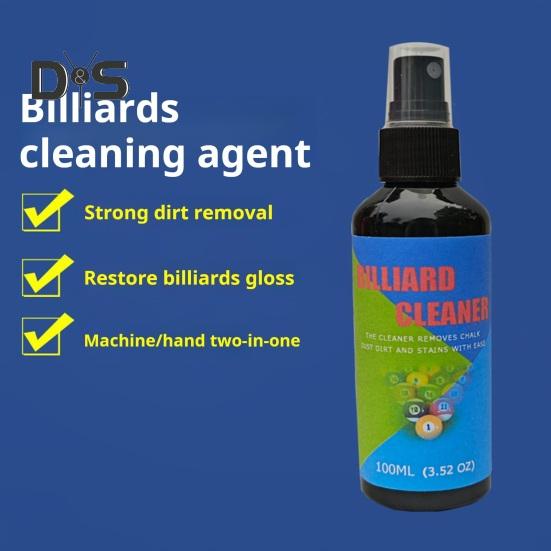 Billiard Ball Cleaner Spray Compact Portable Easy To Use Wide Application Billiard Balls Polishing Spray Cleaning Tool