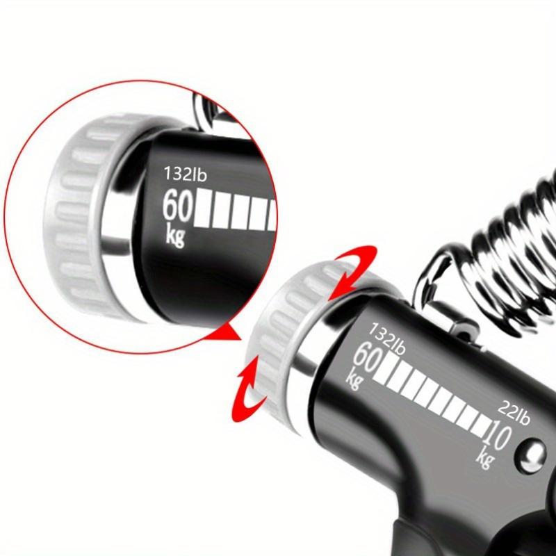 Adjustable Arm Grip Trainer, 0-60Kg/22-132Lb, Home Fitness Equipment, Lightweight, Strength Training Aid, Grip Assistance for Health & Home Use