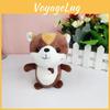 Squirrel Whimsical Plush Keychain Cartoon Animal Design For Bags Gifts And Keychains