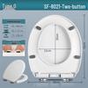 MDNG Universal Top-Mounted O-Shape Toilet Seat