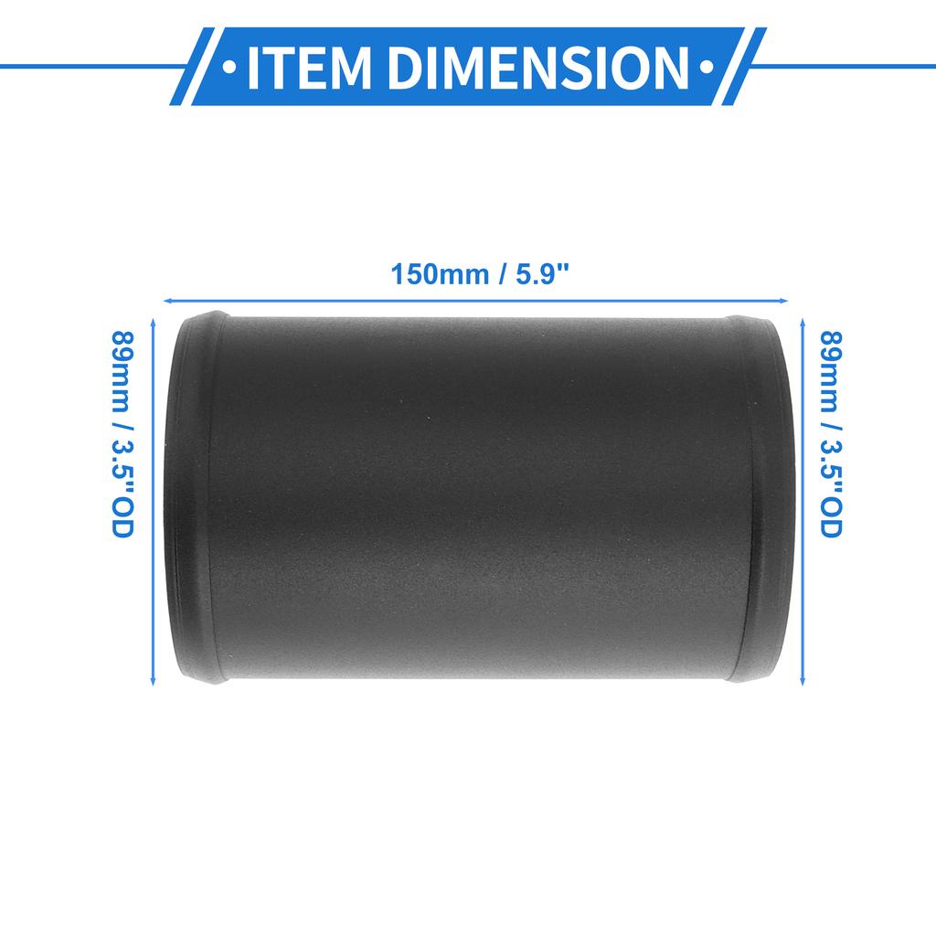X Autohaux Universal Straight 6064 Aluminum Alloy Tube 51/57/64/76/83/89/95/102/127mm OD 150mm Length Air Intake Connection Hose