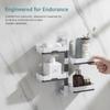 Rotating Drain Soap Holder Bathroom Rack Wall Hanging Bathroom Soap Box Holder 4/3/2 Layer Draining Soap Box For Household Use