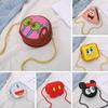 Borsa a tracolla carina Sponge Bob Pikachu per bambini piccoli, leggera e impermeabile