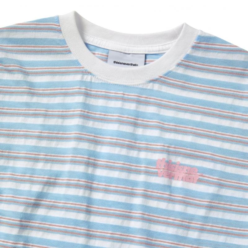 Disisneverthat Striped W Tee White