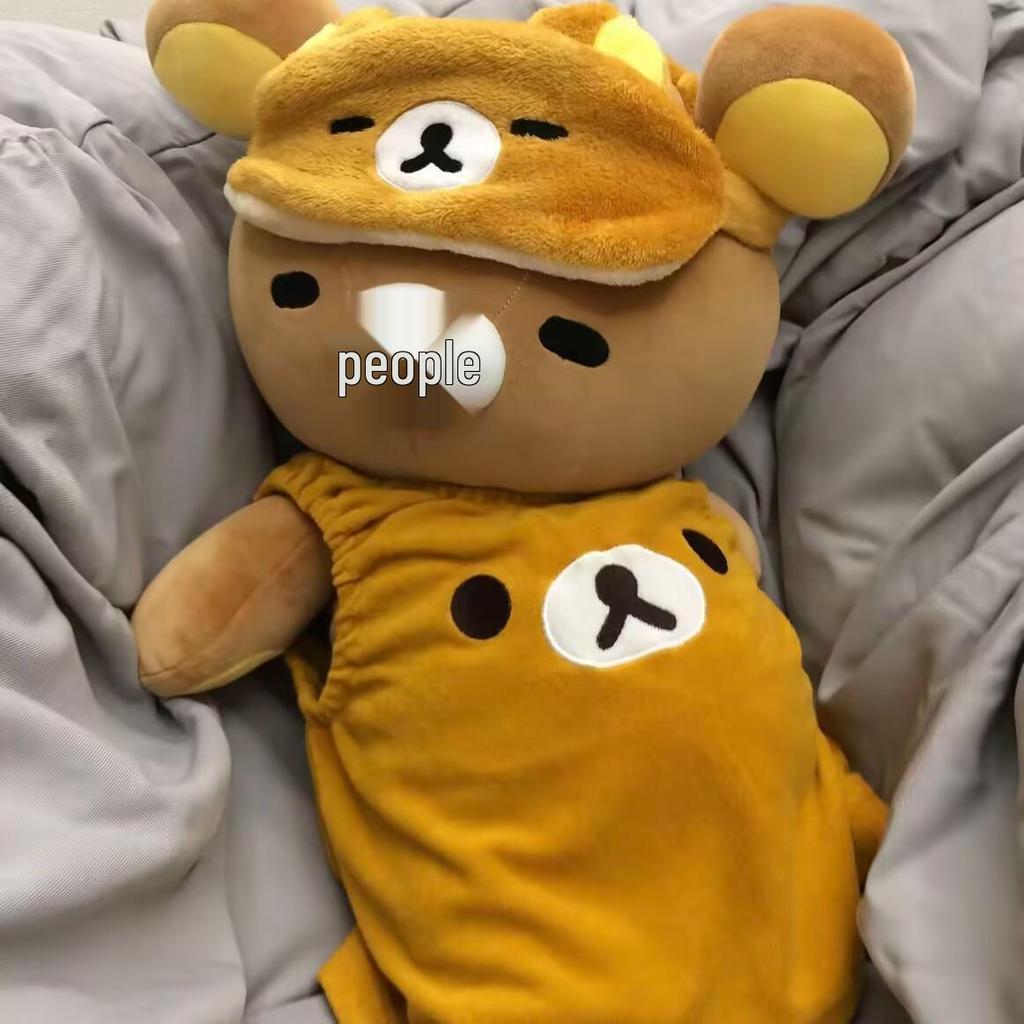 Large Rilakkuma Brother and Sister Bear Plush Dolls - Perfect for Sofa, Bed, or Birthday Gift