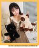 Cute Cat Plush Toy Trio: Siamese, Black, and Calico Soothing Dolls for Kids