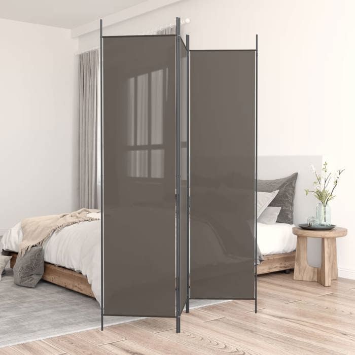 VidaXL Cloison de Séparation 3 Panneaux Séparateur de Pièce Pliable Diviseur Écran d'Intimité Paravent Décoration Salon 350180