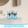 3Pcs 350 ml Foaming Hand Soap Dispenser PET Clear Lotion Container Pump Bottle Toner Shower Gel Shampoo Dispenser for Bathroom