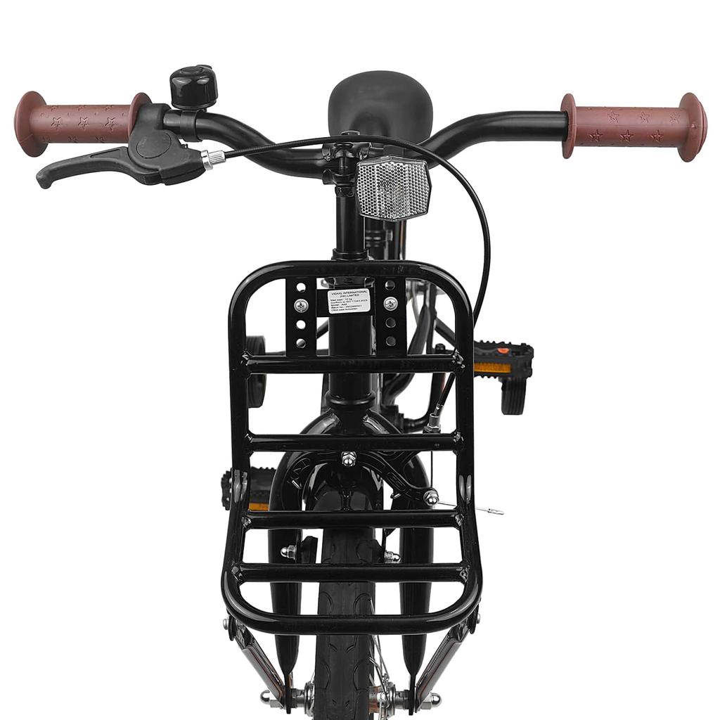 Kids  Bicycle 16 Inch for Ages 4 6 Black