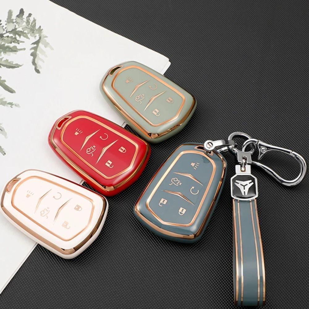 

Чехол для ключа автомобиля для Cadillac ATS CT6 CTS DTS XT5 Escalade ESV SRX STS XTS ELR