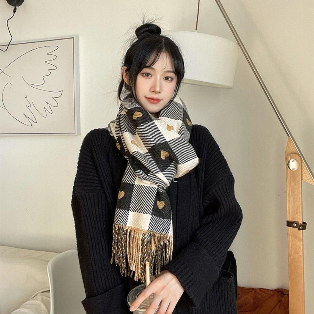 Coldproof Neck Warmer Windproof Scarves Bib New Knitted Scarf  Autumn and Winter