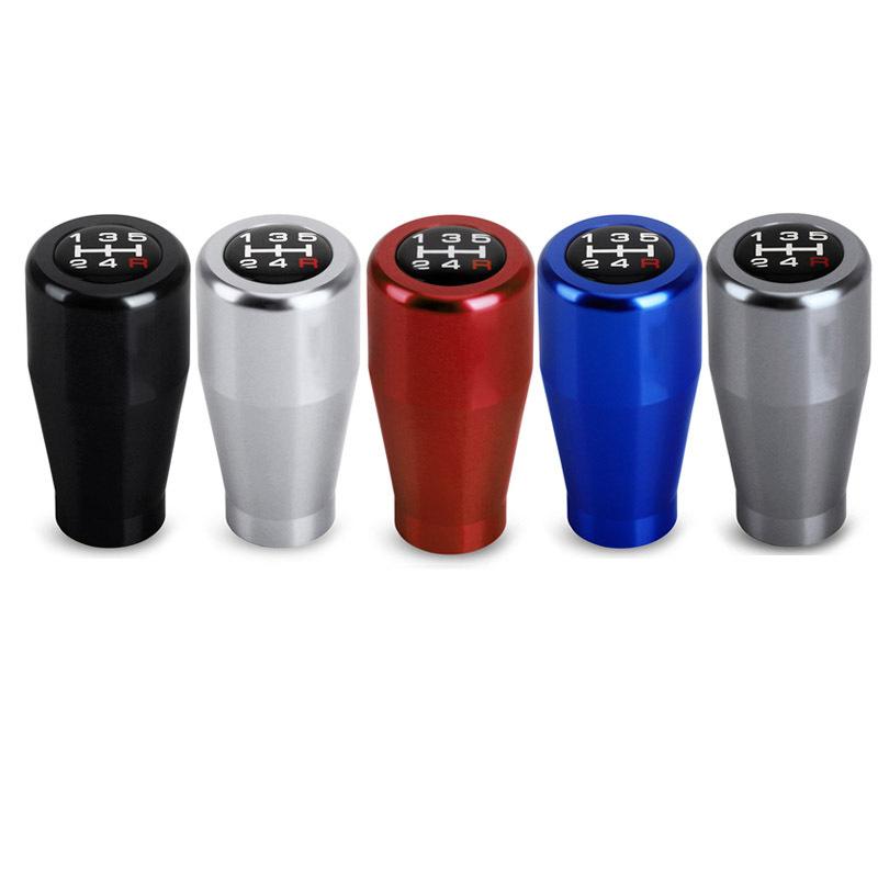 Universal 5 Speed Manual Transmission Short Throw Gear Shift Knob Head 7cm Stylish Aluminum Shifter Lever Gear Shifter Head
