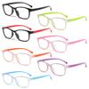 1PC Kids Boy Girl Anti-blue Light Glasses Ultra Light Frame Protection Eyeglasses Student Computer Online Study Classes Eyewear
