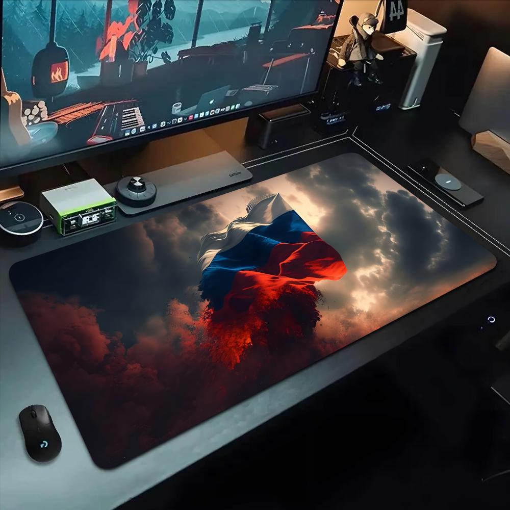 Russische Flagge Mauspads 500X1000 mm Großes Gaming-Mauspad Gamer XL Gummi Otaku Tastaturpad Laptop Schreibtischmatte