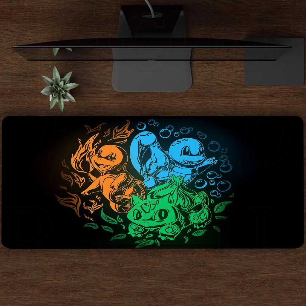HD Mouse Pad Large Rug Gamer PC Accessories Keyboard Rubber 800X400MM Expand Desk Mat Laptop Pokemon Charizard Carpet Mousepad