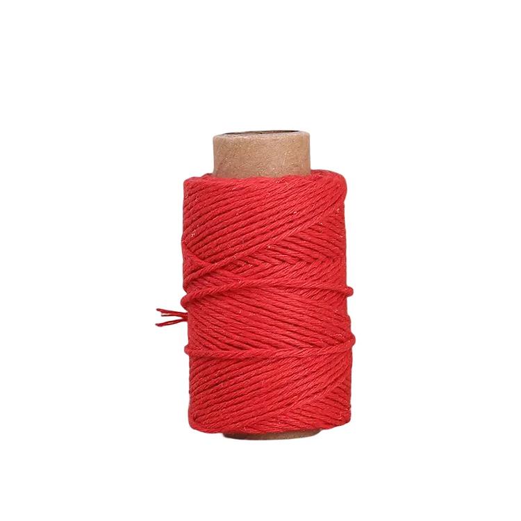 Cotton Macrame Cord Rope Bohemia Wedding Crafts DIY Twine Thread String Handmade Sewing Home Wall Hangings Party Decor