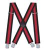 Men's 5 Cm Elastic Casual Polyester Suspenders with Clips