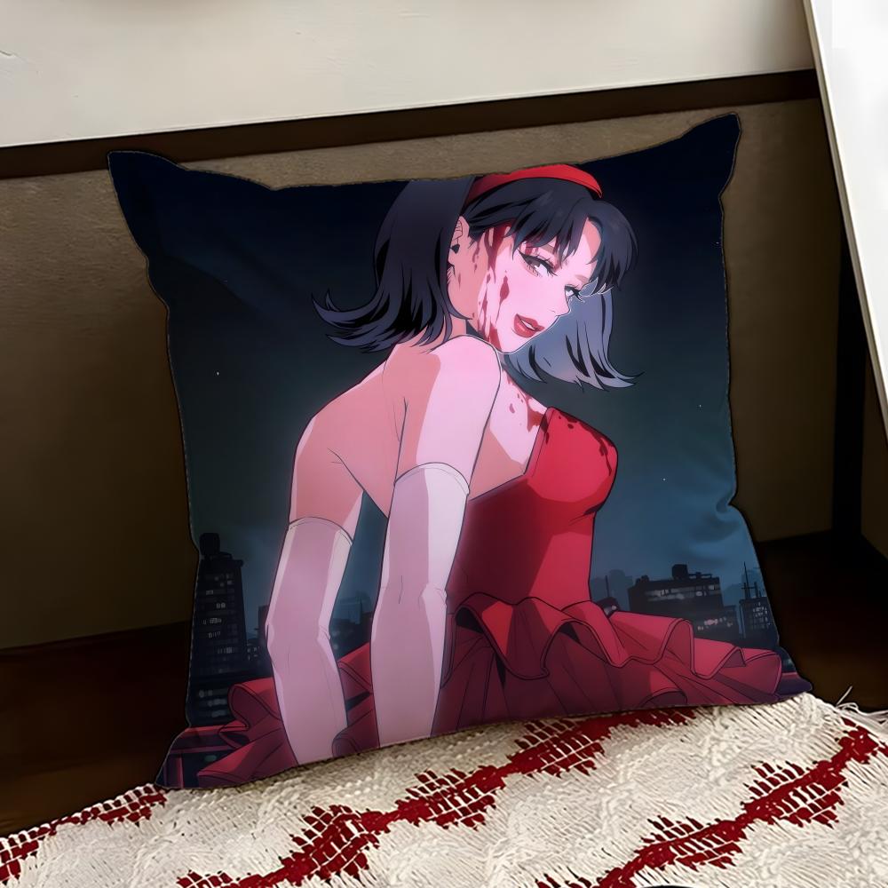 PPerfect Anime BBlue Cushion Cover Reversible Soft Durable Pillow Cover Home  Car MultiScene Use for Daily Comfort