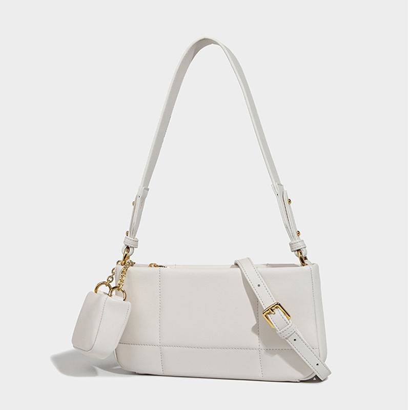 Модная простая женская кожаная сумка через плечо с застежкой-молнией Joker — фото 5