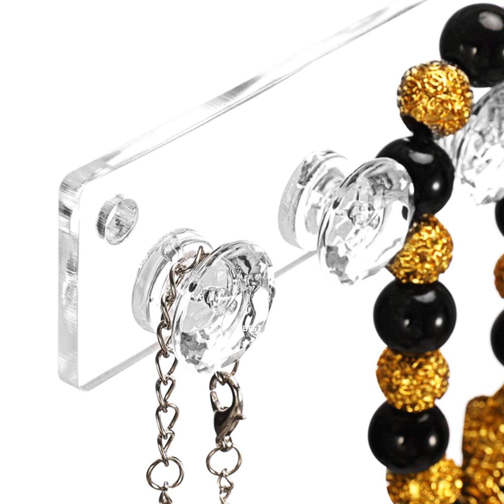 Acrylic Jewelry Storage Rack, Necklace, Bracelet, Earring Hanging Rack