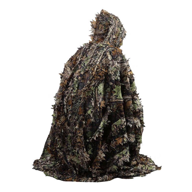 3D Forest Camouflage Ghillie Suit Hooded Cloak