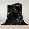 Glimmer Veil Flanelldecke Warm Weich Halloween Weihnachten Sofa Warm Gemütlich Dekoratives Dekor Geschenk für Alle Jahreszeiten