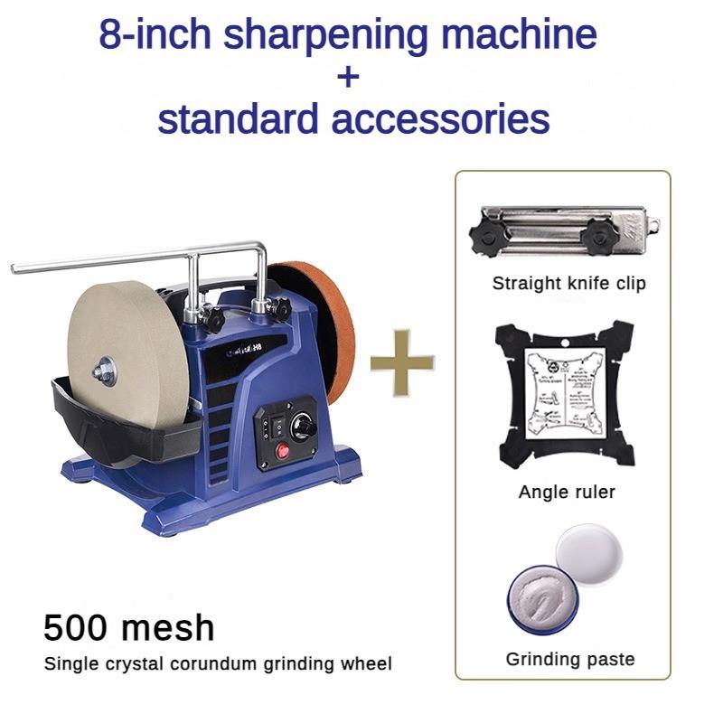 Blue Household Water-cooled Knife Sharpener Low-speed Small Electric Desktop Grinding Wheel Machine