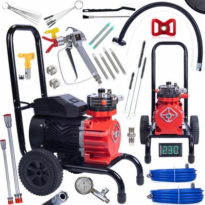 Groupe de Peinture Red Strong Storm 1100 RSS05 – Moteur Sans Balais 3500W | Pression Maximale 22MPA | Kit d'Accessoires 17en1