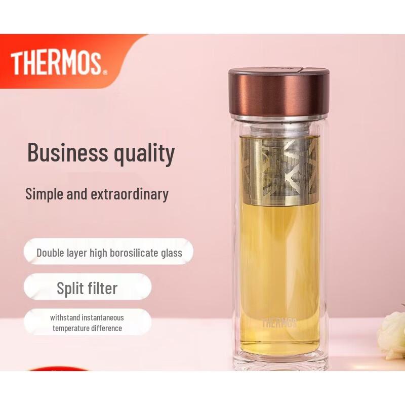 

THERMOS TCGD-400 Insulated Ceramic & Stainless Steel Mug