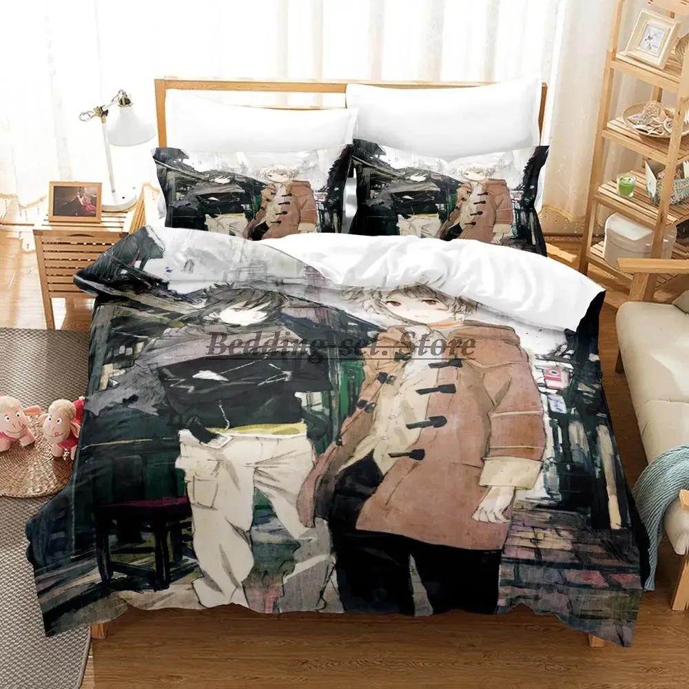 New No.6 Shion Nezumi Bedding Set Single Twin Full Queen King Size Bed Set Aldult Kid Bedroom Duvetcover Set Anime Bed Sheet