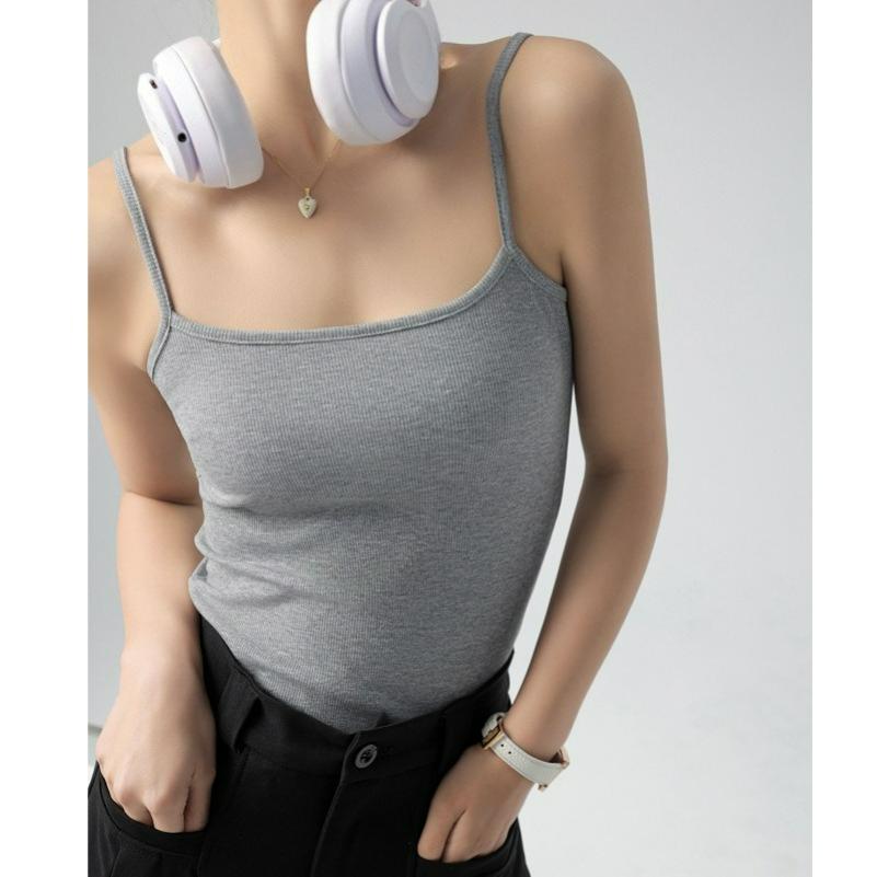 Bottoming Vest, Small Sling, Women's Suit, Inner Cover, Nipple Thread, Spring, Autumn and Summer, Can Be Worn Outside Clothes