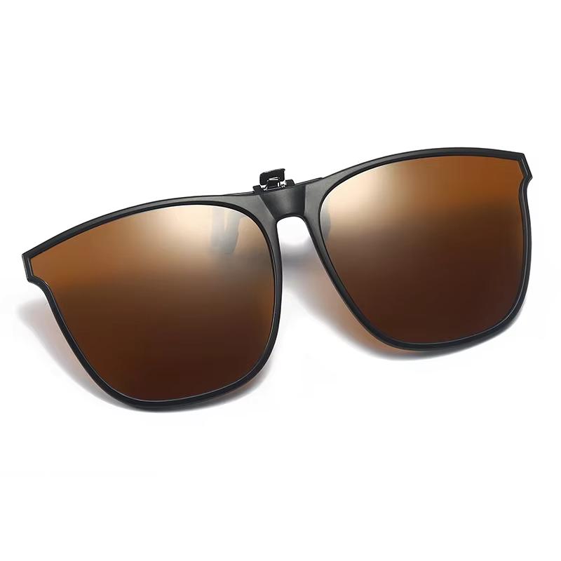 Fashionable Polarized Myopia Glasses Clip Driver's Goggles Night Vision Glasses Outdoor Sunshade And UV Resistant Sunglasses