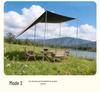 Portable Automatic Quick-Open Tent with Sun Protection and Vestibule for Camping or Parks