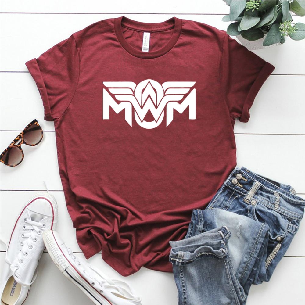 WonderWomen Tshirt Funny Mom Shirt Superhero Inspired Mom Life Shirt Mothers Day Shirt Vintage Harajuku Tops Gift for Mommy