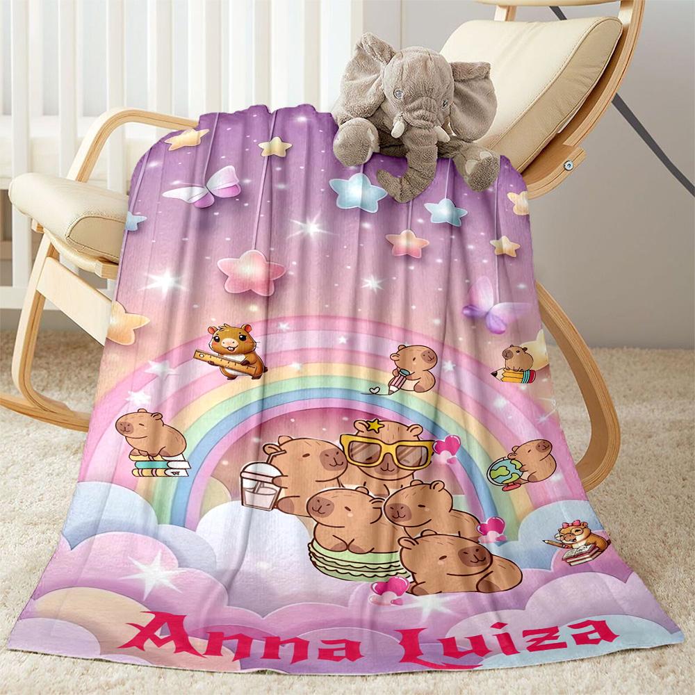 

1pc blanket cozy and soft lightweight all season multi purpose blanket travel camping picnics sofa office bedroom suitable gifts friends birthdays 80cmx120cm
