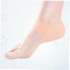 Silicone Heel Protector with Moisturizing Gel Sleeves for Dry Cracked Heels and Callus Prevention