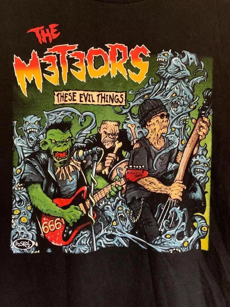 The Meteors Band Shirt, The Meteors Black Cotton Unisex S-5XL Unisex T-Shirt S