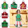 Verstellbare Design-Küchenschürze Lebkuchenmann Kochschürze Weihnachtsschürze Weihnachtsfeier