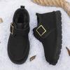 Men's Large Size Soft Elastic Winter Warm Cold Padded Snow Boots Non-slip Wear Outdoor Leisure Sports Mountaineering Cotton Boots