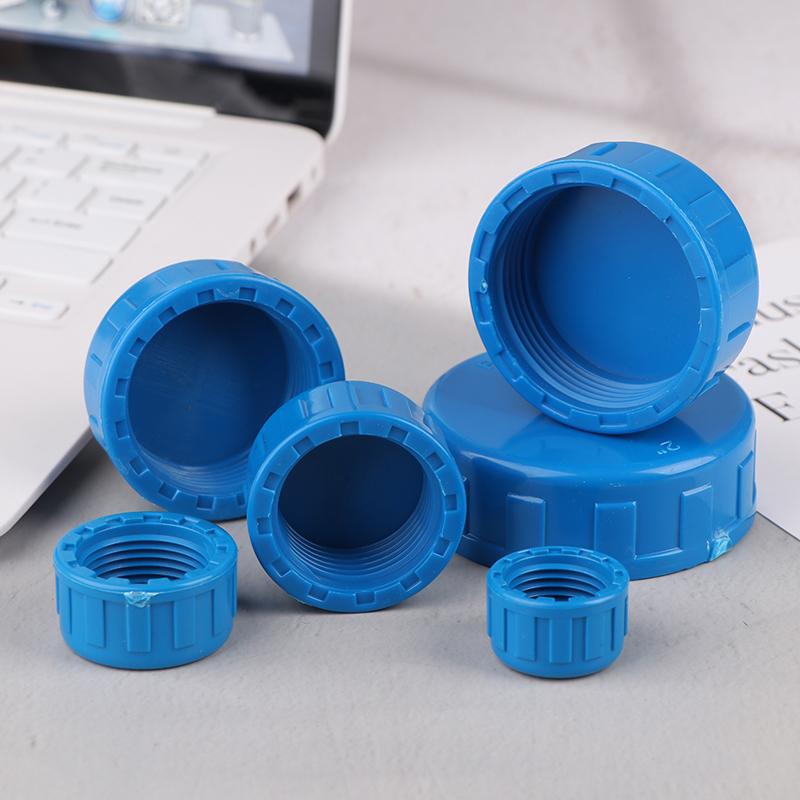 1Pc Pvc Female Thread End Cap Connector 1/2 3/4 1 1.2 1.5 2 Inch End Connector 20 25 32 40 50 63Mm Water Pipe Adapter