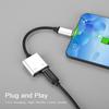 2 in 1 3.5mm Type C   Adapter Converter   Headphone Adapter (Black)