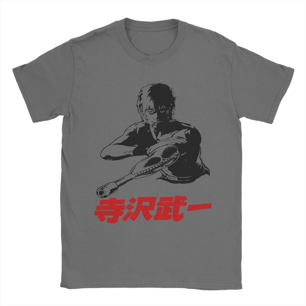 Space Adventure Cobra T Shirt Men 100 Cotton Casual TShirt Crew Neck Anime Manga Tees Short Sleeve Clothing Plus Size
