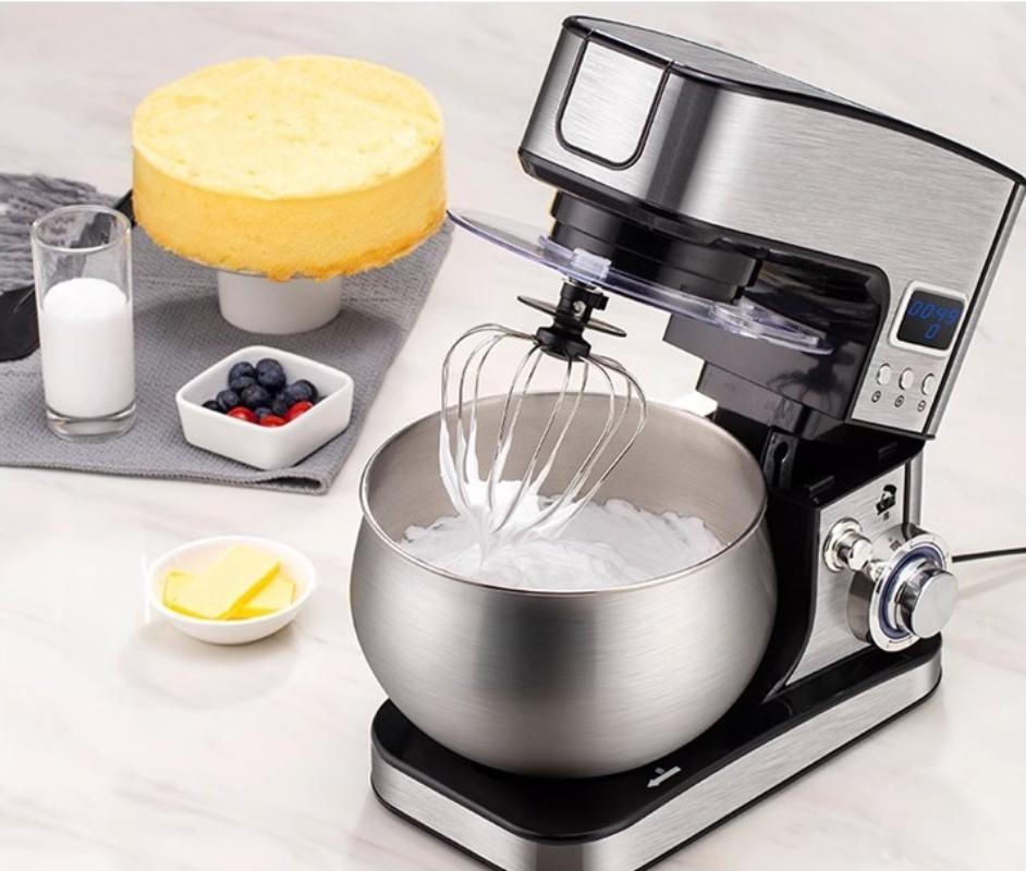 220V Multifunktions-Küchenmaschine Edelstahl-Schüssel Für Backmischungen Geeignet für die meisten Hobbyköche